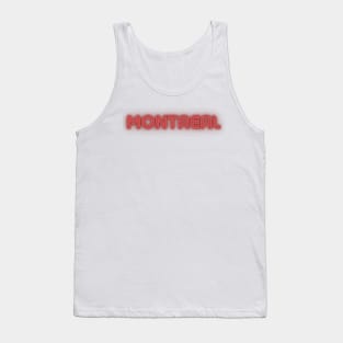 Montreal Retro Word Art Tank Top